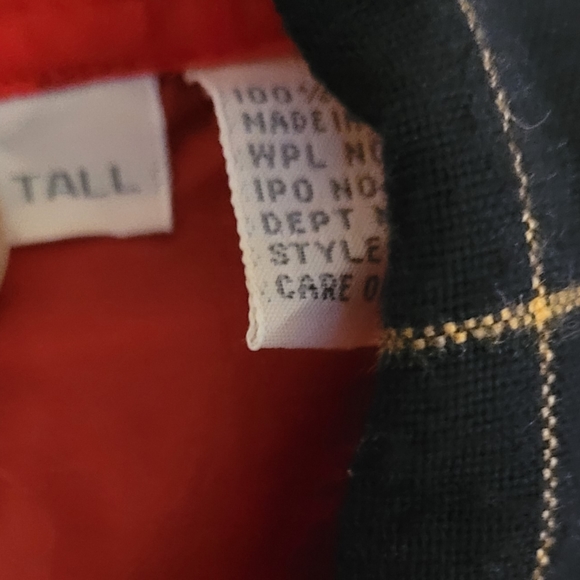 Vintage Red and Black Flannel Button-Up Shirt - Picture 4 of 9